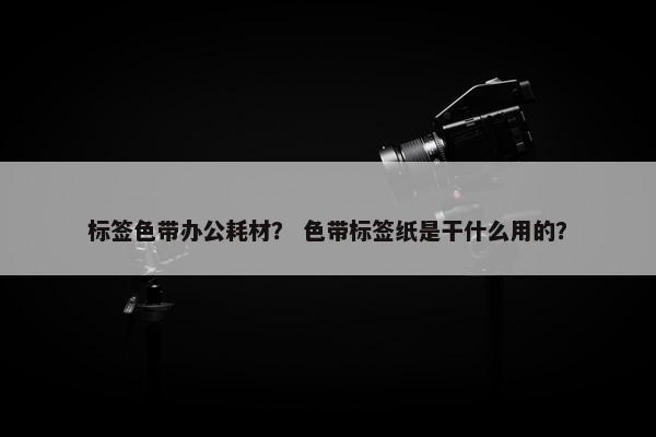 标签色带办公耗材？ 色带标签纸是干什么用的？