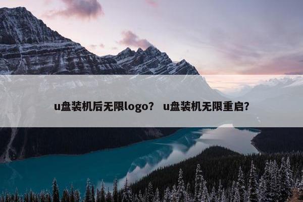 u盘装机后无限logo? u盘装机无限重启? u盘装机后无限logo? u盘装机无限重启?