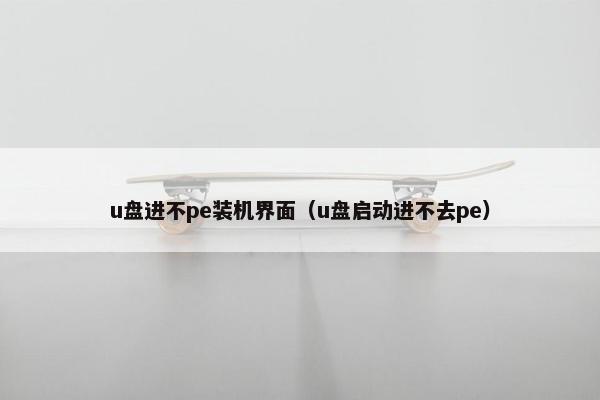 u盘进不pe装机界面（u盘启动进不去pe）