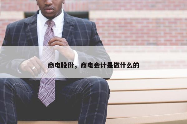 商电股份，商电会计是做什么的