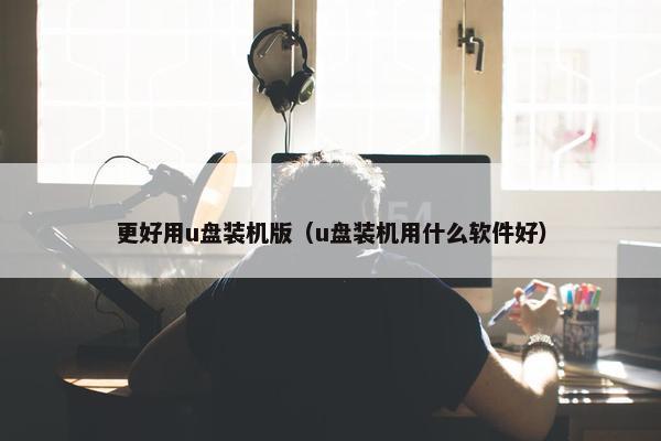 更好用u盘装机版（u盘装机用什么软件好）