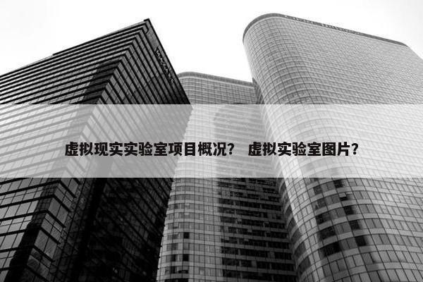 虚拟现实实验室项目概况？ 虚拟实验室图片？