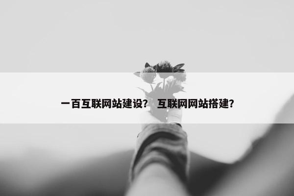 一百互联网站建设？ 互联网网站搭建？