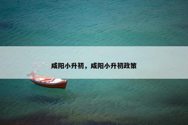 咸阳小升初，咸阳小升初政策