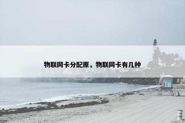 物联网卡分配原，物联网卡有几种