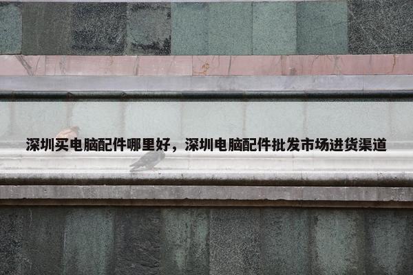 深圳买电脑配件哪里好，深圳电脑配件批发市场进货渠道