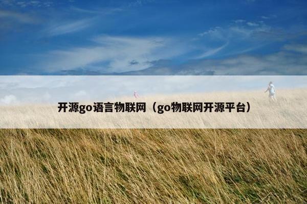 开源go语言物联网（go物联网开源平台）