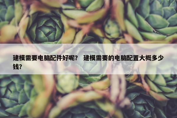 建模需要电脑配件好呢？ 建模需要的电脑配置大概多少钱？