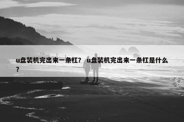 u盘装机完出来一条杠？ u盘装机完出来一条杠是什么？