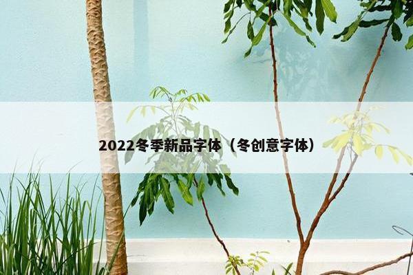 2022冬季新品字体(冬创意字体) 2022冬季新品字体(冬创意字体)