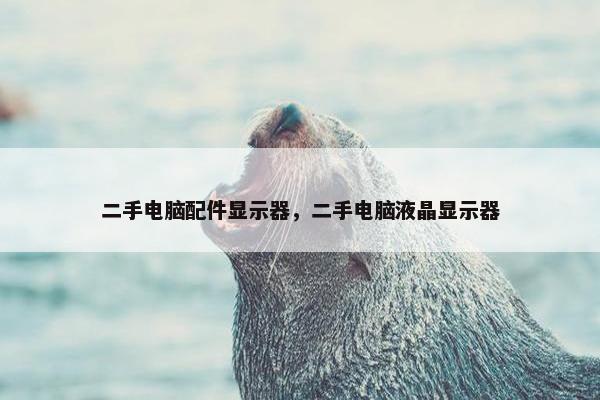 二手电脑配件显示器，二手电脑液晶显示器