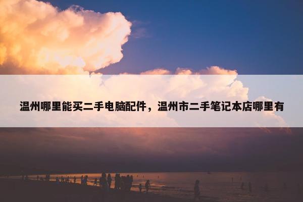 温州哪里能买二手电脑配件，温州市二手笔记本店哪里有
