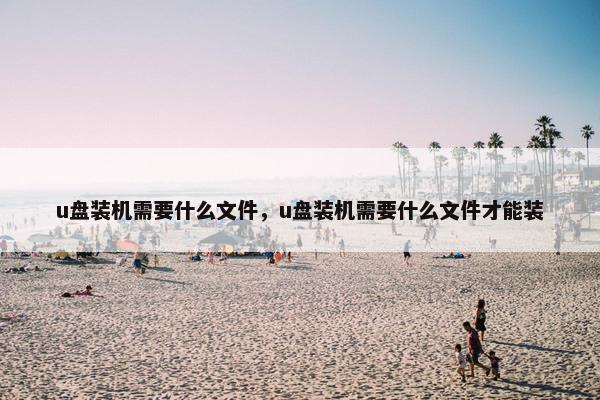 u盘装机需要什么文件，u盘装机需要什么文件才能装