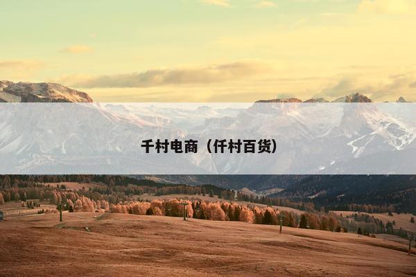 千村电商（仟村百货）