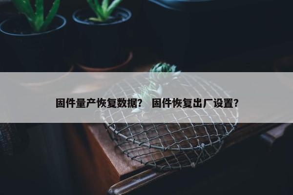 固件量产恢复数据? 固件恢复出厂设置? 固件量产恢复数据? 固件恢复出厂设置?