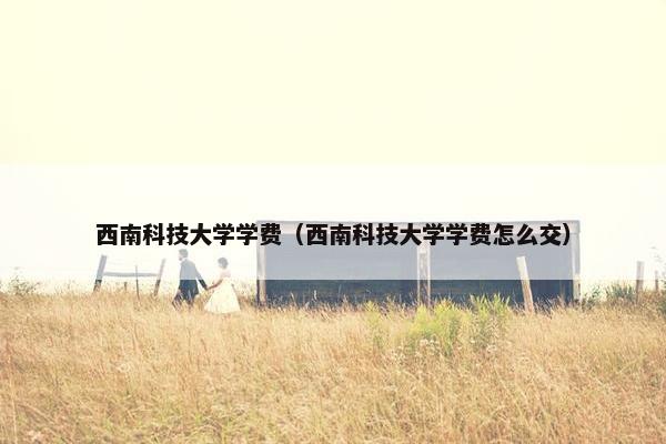 西南科技大学学费（西南科技大学学费怎么交）