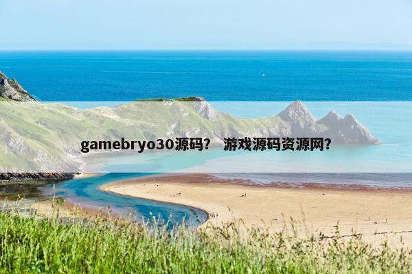 gamebryo30源码？ 游戏源码资源网？