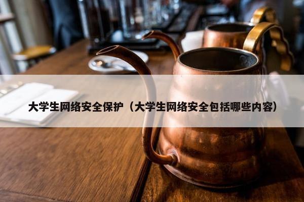 大学生网络安全保护（大学生网络安全包括哪些内容）