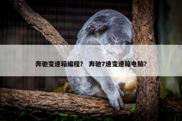 奔驰变速箱编程？ 奔驰7速变速箱电脑？