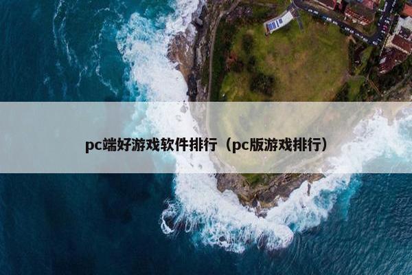pc端好游戏软件排行（pc版游戏排行）