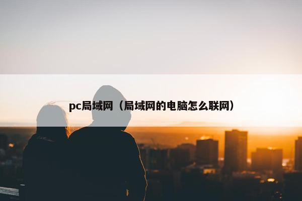 pc局域网（局域网的电脑怎么联网）