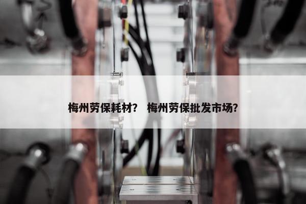 梅州劳保耗材？ 梅州劳保批发市场？