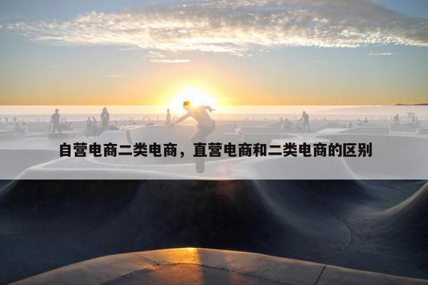 自营电商二类电商，直营电商和二类电商的区别