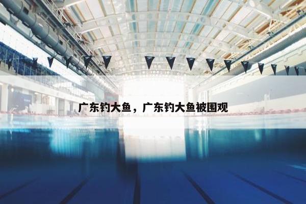 广东钓大鱼，广东钓大鱼被围观