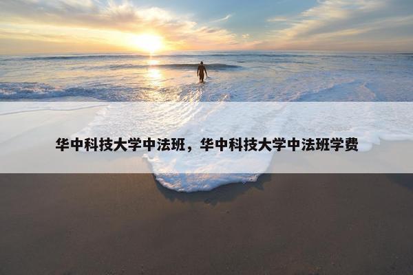 华中科技大学中法班，华中科技大学中法班学费