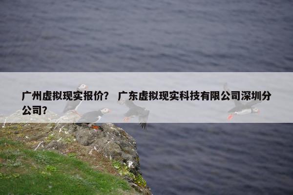 广州虚拟现实报价？ 广东虚拟现实科技有限公司深圳分公司？