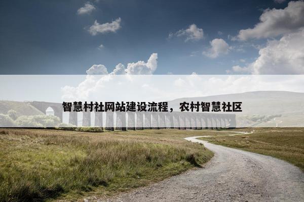 智慧村社网站建设流程，农村智慧社区