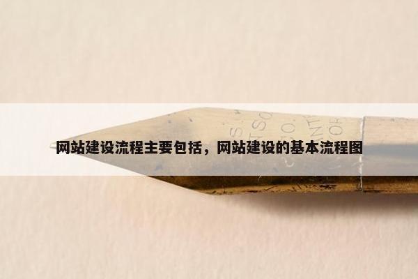网站建设流程主要包括，网站建设的基本流程图
