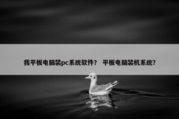 我平板电脑装pc系统软件？ 平板电脑装机系统？