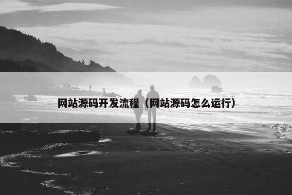 网站源码开发流程（网站源码怎么运行）