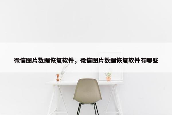 微信图片数据恢复软件，微信图片数据恢复软件有哪些