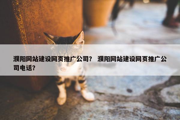 濮阳网站建设网页推广公司？ 濮阳网站建设网页推广公司电话？