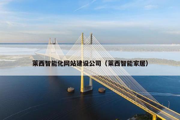 莱西智能化网站建设公司（莱西智能家居）