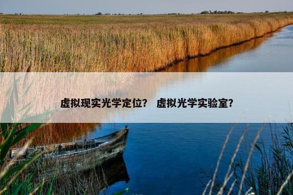 虚拟现实光学定位？ 虚拟光学实验室？
