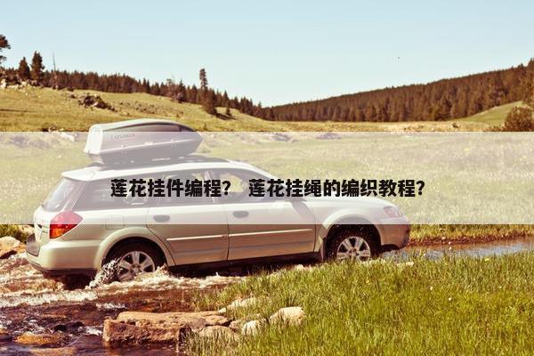 莲花挂件编程？ 莲花挂绳的编织教程？