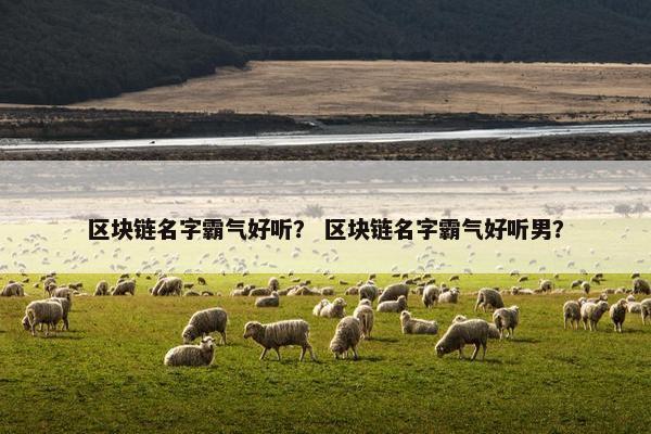 区块链名字霸气好听? 区块链名字霸气好听男? 区块链名字霸气好听? 区块链名字霸气好听男?