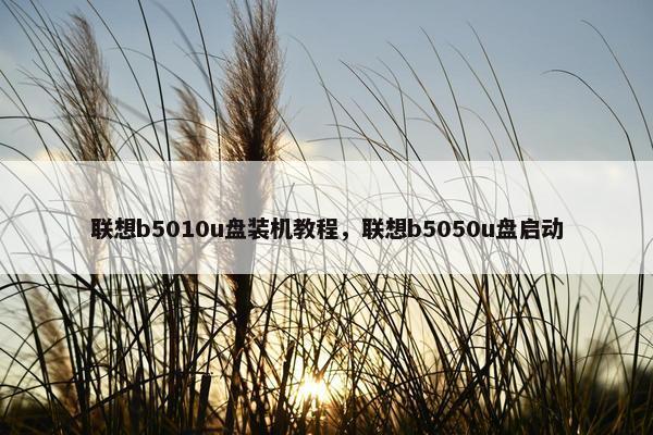 联想b5010u盘装机教程，联想b5050u盘启动