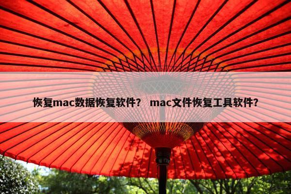 恢复mac数据恢复软件？ mac文件恢复工具软件？