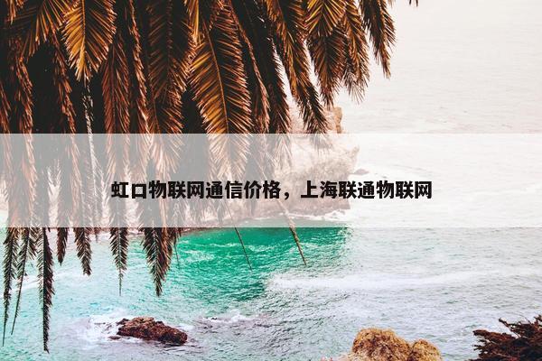 虹口物联网通信价格，上海联通物联网