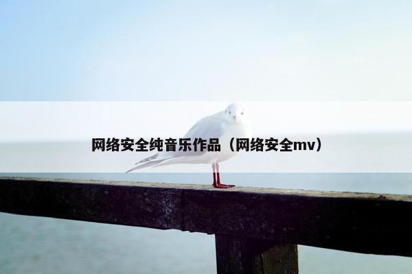 网络安全纯音乐作品（网络安全mv）