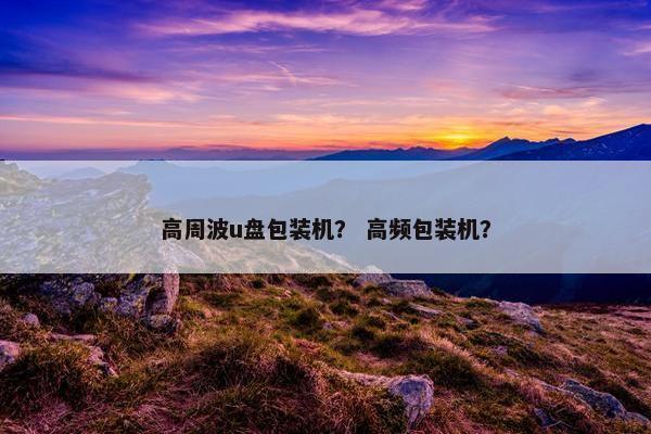 高周波u盘包装机？ 高频包装机？