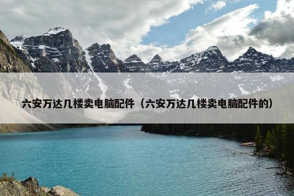 六安万达几楼卖电脑配件（六安万达几楼卖电脑配件的）