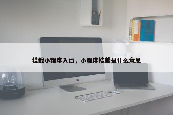 挂载小程序入口，小程序挂载是什么意思