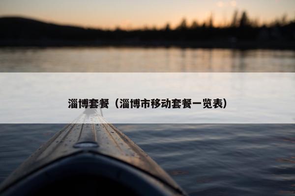 淄博套餐（淄博市移动套餐一览表）