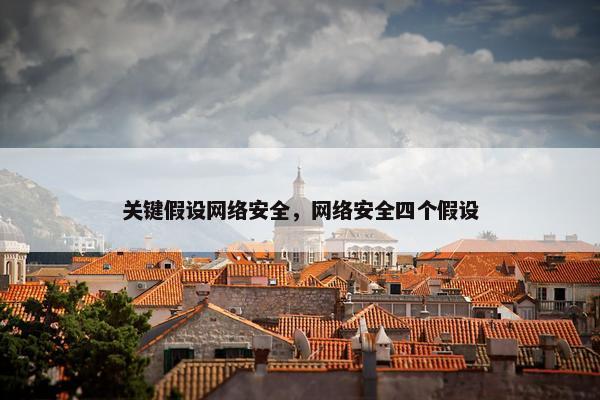 关键假设网络安全，网络安全四个假设