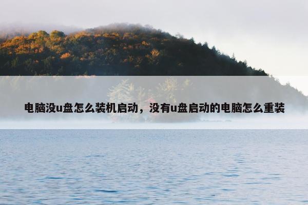 电脑没u盘怎么装机启动，没有u盘启动的电脑怎么重装